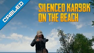Silenced Kar98K on the Beach - Solo PUBG discord.io/qwoahyt