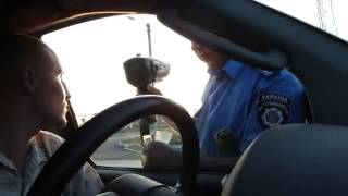 ДПС! Ну очень тупой гаишник смешно! ппц   1