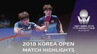 JANG Woojin/LIM Jonghoon vs HO Kwan Kit/WONG Chun Ting | 2018 Korea Open Highlights (Final)