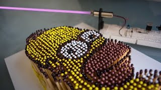 Láser Quemador Casero vs. Homer simpson