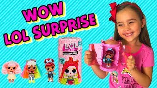 Lol Surprise HAIRGOALS - ОТКРЫВАЮ ЛОЛ СЮРПРИЗ С ДЛИННЫМИ ЯРКИМИ ВОЛОСАМИ. Video for kids.