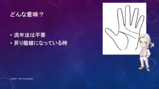 幸せの前兆！？昇り龍線は連続した開運線！