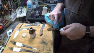 Applying Tru Oil to Handles