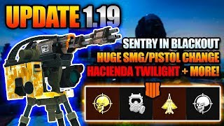 Black Ops 4 UPDATE 1.19 - Blackjack's Stash, Humiliations, and SENTRY GUN added to Blackout!