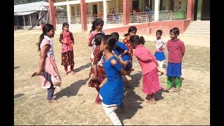 Village Kids Playing Fight cock