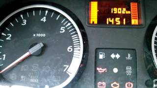 Лампа давления масла Renaul Duster 1,5DCi (часть1)