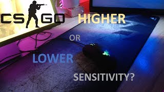 Higher or Lower sensitivity...The new meta(CSGO - 2018)