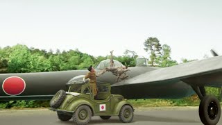 國軍特種部隊潛入日軍機場，成功繳獲一架戰機，日軍大佐竟開車前來阻攔！