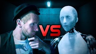 Interrogating an I,Robot! |BOIBOT| Funny Moments!