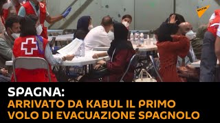 Madrid: arrivato da Kabul il primo volo di evacuazione spagnolo