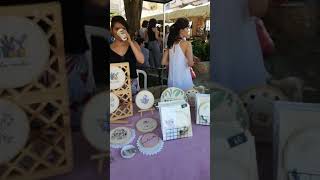 Visão Geral da Feira Jardim Secreto na Praça Dom Orione no Bixiga