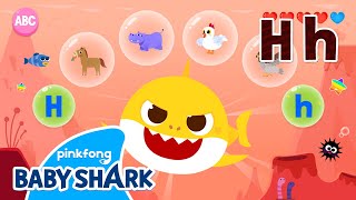 Learn ABC with Baby Shark! | Alphabet H | Phonics | Baby Shark Doo Doo Doo 