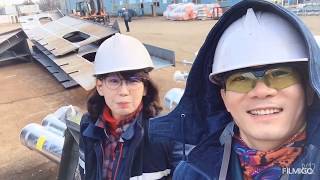Shipbuilding korean 한국 조선 (주) 유일 에1공장 에서 (2020)