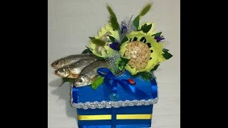 Подарок для мужчины - свит бокс с пивом\ How to make a box suite with his hands for a man