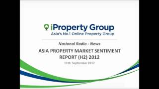 Nasional Radio News, 11/9/2012 - iProperty.com Asia Sentiment Survey 2012 H2