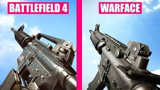 Battlefield 4 Gun Sounds vs Warface