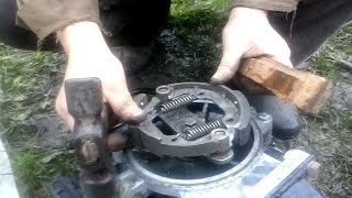 Культиватор Тарпан  Замена колодок и пружин