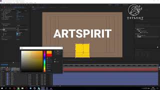Ликвидная анимация текста в After Effects
