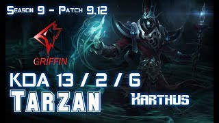 GRF Tarzan KARTHUS vs ELISE Jungle - Patch 9.12 KR Ranked