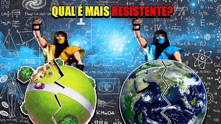 TERRA Vs PLANETA KAIO, QUAL É MAIS RESISTENTE? #CALCULANDO