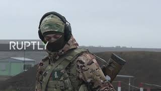 Russia: Snipers' drills training in Rostov region ends