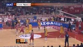 olympiakos vs maccabi 84-65 - euroleague 2008-09
