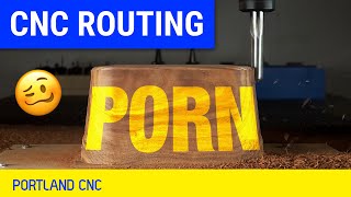 Walnut CNC Routing Porn – No talking (SFW)