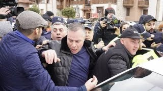 Драки оппозиции в Тбилиси против «Грузинской мечты»