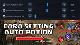 Cara Setting Auto Potion & Battle - Lineage 2 Revolution Indonesia