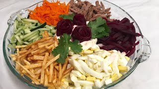 Салат Французский. Salat / Албатта тайёрлаб куринг ? Uzbek style