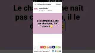 La tenacité est la clé du succès.?
