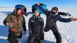 Overnight Winter Camping (Mille Lacs Lake)