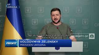 Zelensky : Rudal Rusia Melintas Di Atas PLTN Ukraina