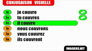 French verb conjugation = Couvrir = Indicatif Présent