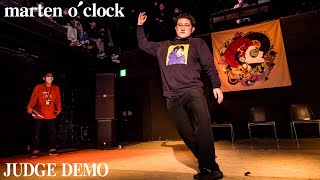 marten o'clock JUDGE DEMO Alright feelin' SP 2020 #DANCE #ダンス #ストリートダンス