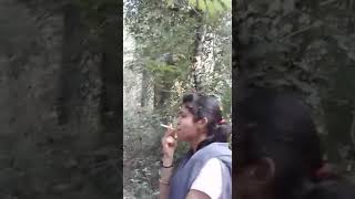 Indian Girls Smoking After Bunking Their Classes