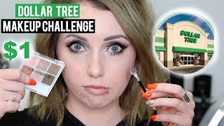 DOLLAR TREE MAKEUP CHALLENGE! Full Face Affordable Makeup First Impressions