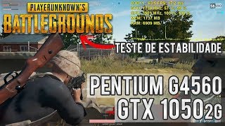 PUBG Battlegrounds em PC de entrada - Pentium G4560 / GTX 1050 2GB / 8GB 2400 Mhz (carro/chuva/sol)