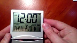 Настольные часы с термометром