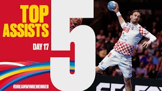 Top 5 Assists | Day 17 | Men's EHF EURO 2020