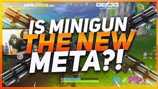 TSM Hamlinz - IS MINIGUN THE NEW META?! Ft. HighDistortion (Fortnite BR Full Game)