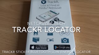 TrackR bluetooth locator unboxing and tests