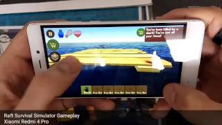 Raft Survival Simulator GAMEPLAY on Xiaomi Redmi 4 Pro/SD 625/Adreno 506