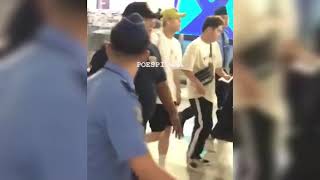 30082019 MONSTA X arrived in Soekarno Hatta Airport (Indonesia)