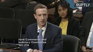 Zuckerberg testifies before senators over data scandal in DC (Part 2)
