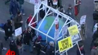 Raw Video: Mass Protest in Copenhagen