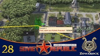 Let's Play Workers & Resources: Soviet Republic S2 MOD ⚒ 28 Unsere Kirche ⛪ [Gameplay deutsch]