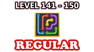 Line Puzzle: Pipe Art - Regular Pack Level 141 - 150 - Walkthrough