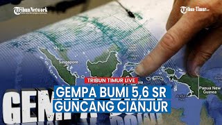 Gempa Bumi 5,6 SR Guncang Cianjur, 56 Orang Meninggal