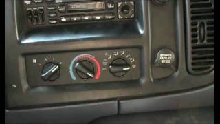 1998-2003 Dodge ram van blower switch repair guide
